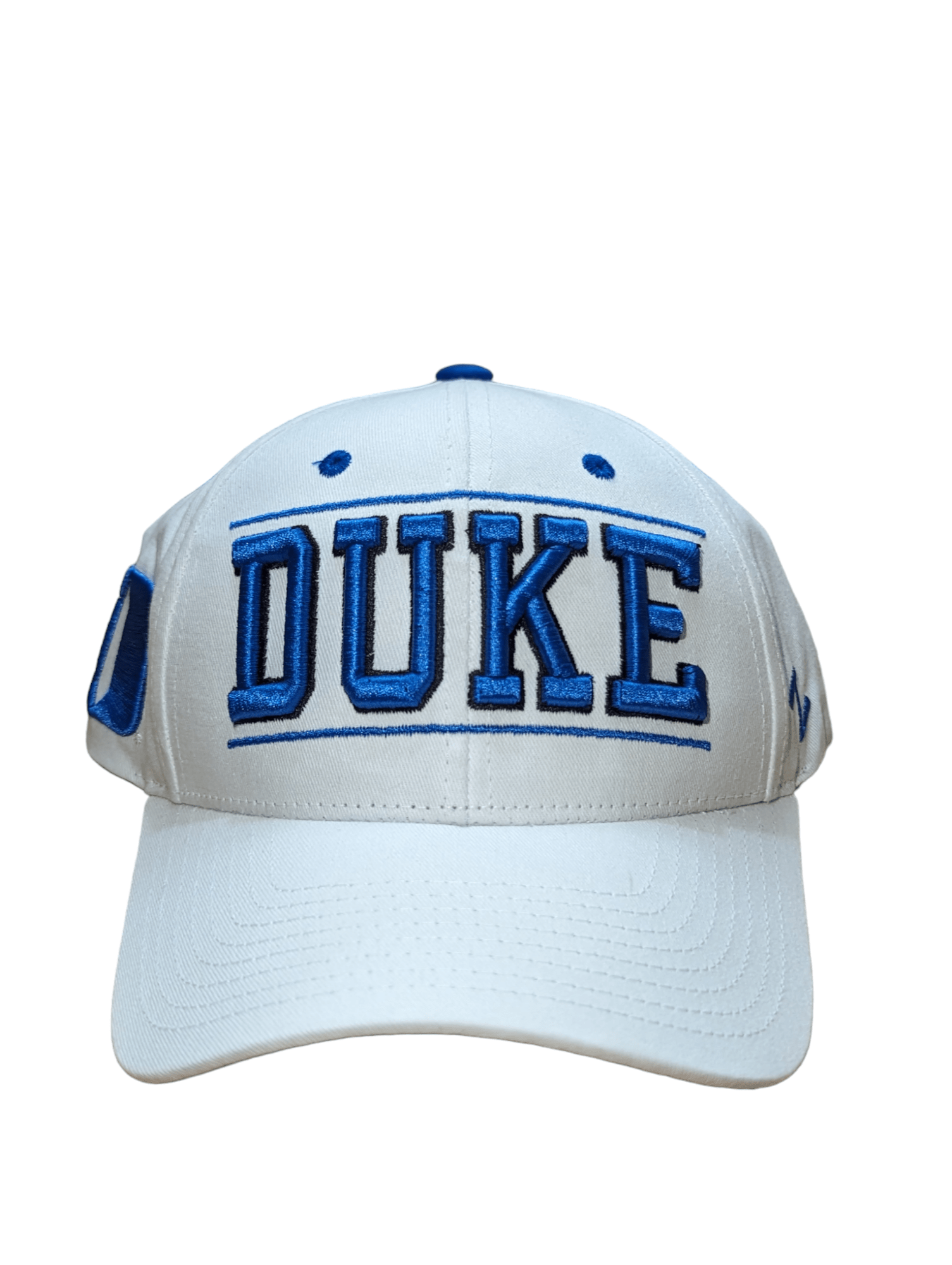 Duke Blue Devils White Citadel Adjustable Cotton Hat Hat Carrot Stick Sports