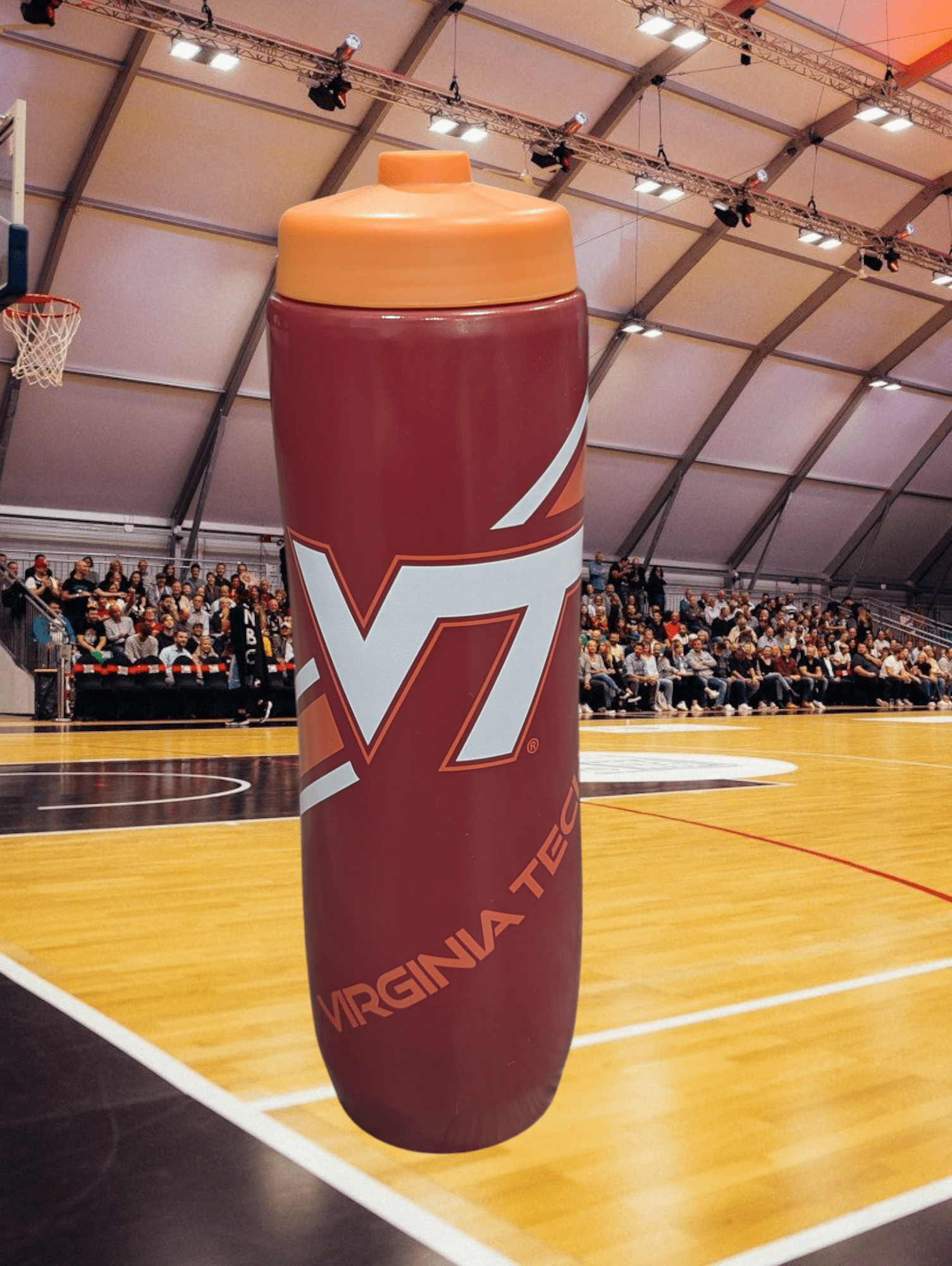 Virginia Tech Hokies Squeezy Water Bottle