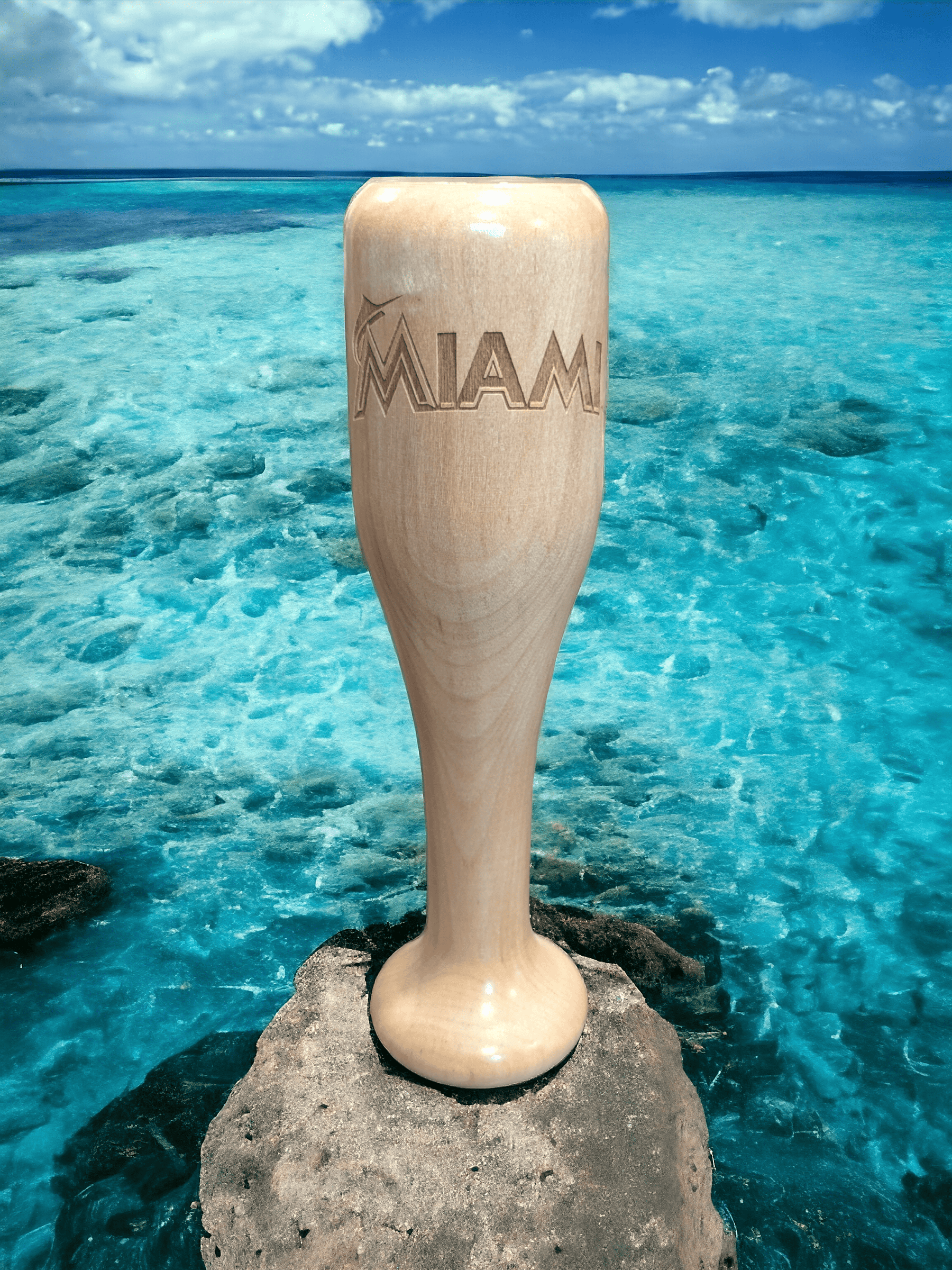 Dugout Mugs Barware Marlins Baseball Bat Wine Goblet