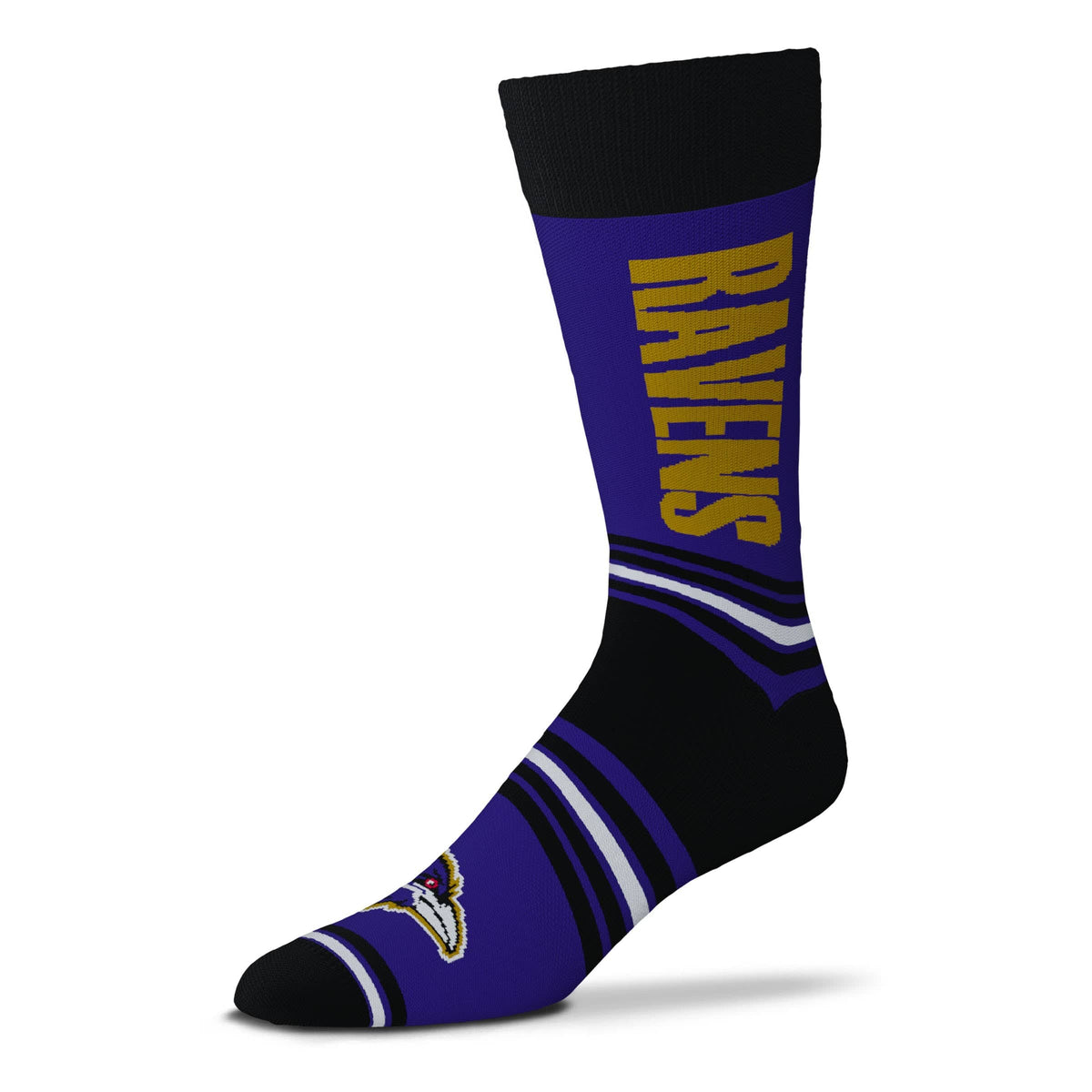 For Bare Feet Socks Baltimore Ravens Go Team Socks