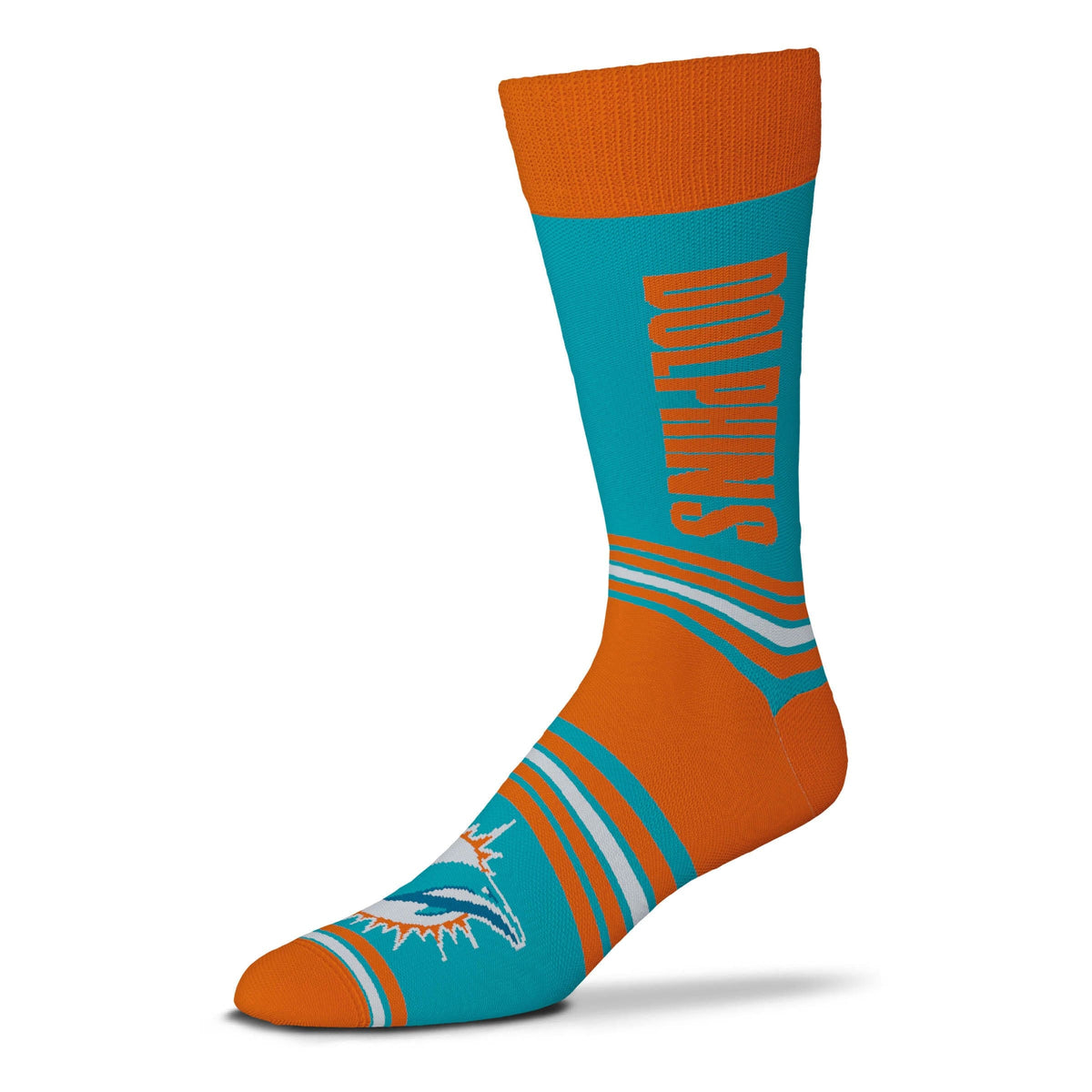 For Bare Feet Socks Miami Dolphins Go Team Socks