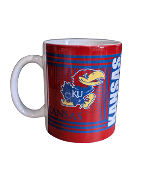 St Louis Wholesale Barware Kansas Jayhawks Logo Variety Coffee Mug, 11 oz