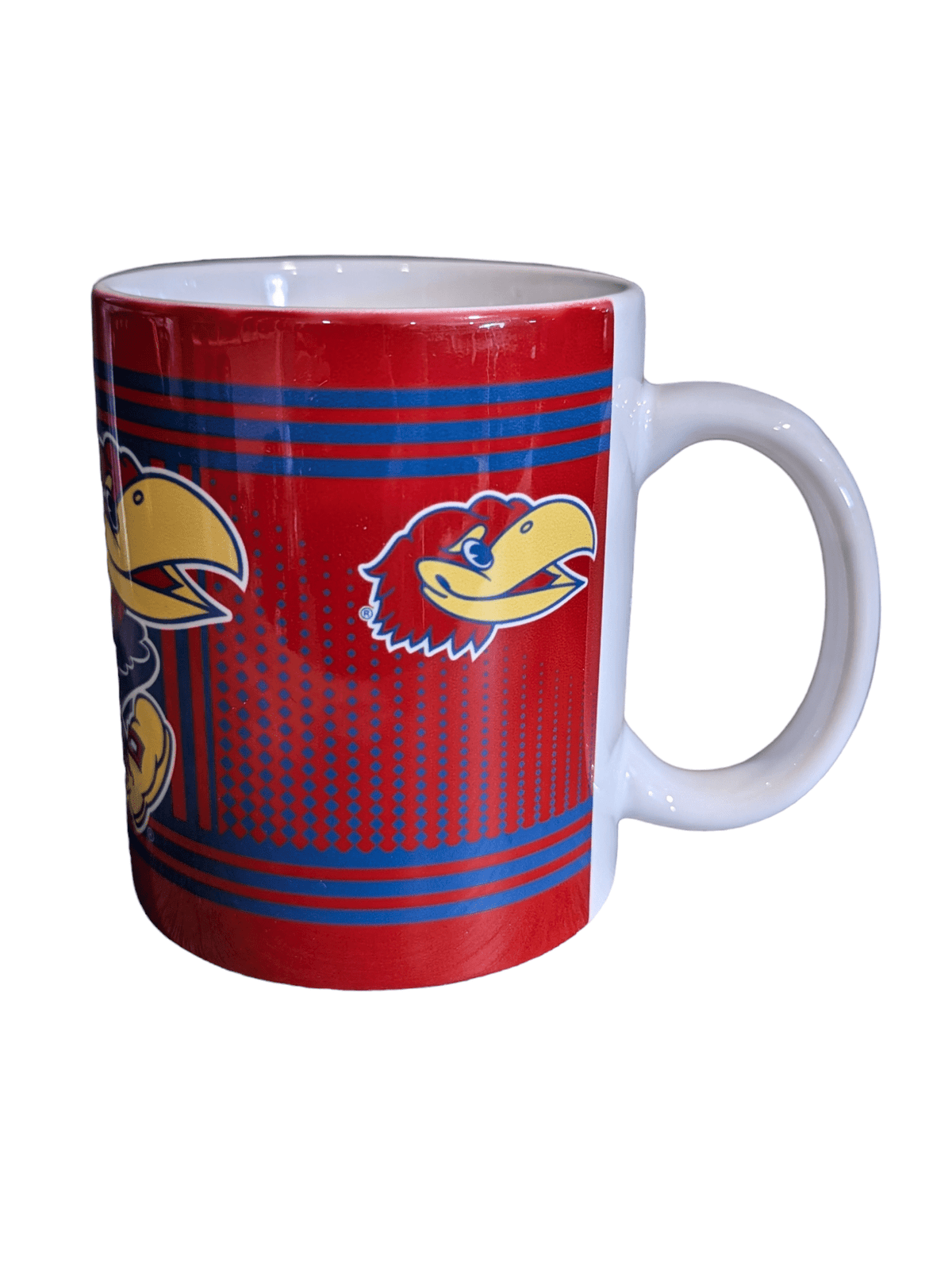 St Louis Wholesale Barware Kansas Jayhawks Logo Variety Coffee Mug, 11 oz