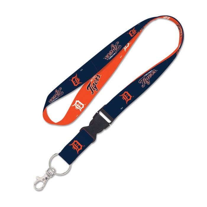 WinCraft Lanyard Detroit Tigers 1" Two-Tone Lanyard with clip