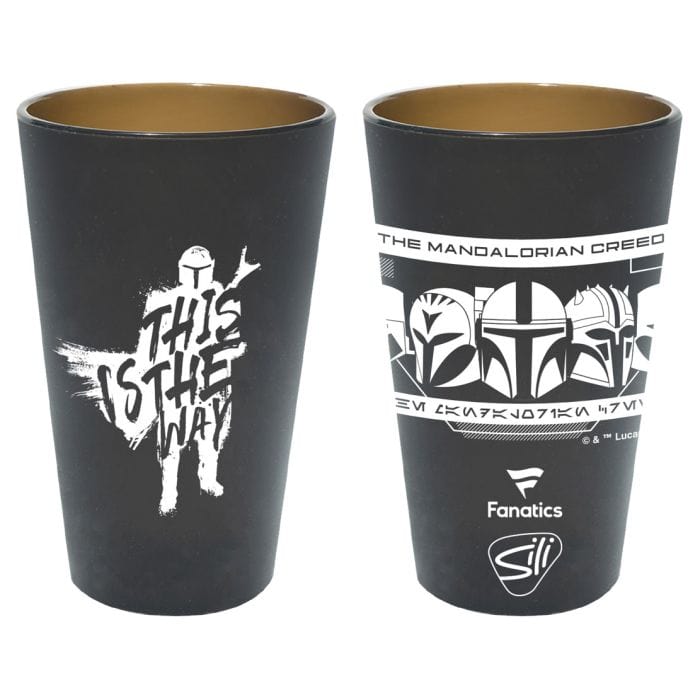 WinCraft Barware Mandalorian Silicone Pint Glass - This is the Way Cup