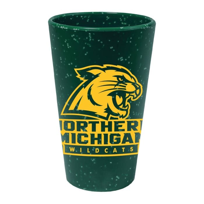 WinCraft Barware Wildcats Green Silicone Pint Glass - Flexible, Unbreakable & Safe