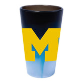 WinCraft Barware Wolverines Maize Logo Silicone Pint Glass - Shatterproof & Flexible