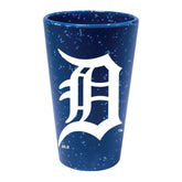 WinCraft Barware Tiger Blue Silicone Flexi Pint Glass - 16 oz Unbreakable Cup with Olde English D Logo