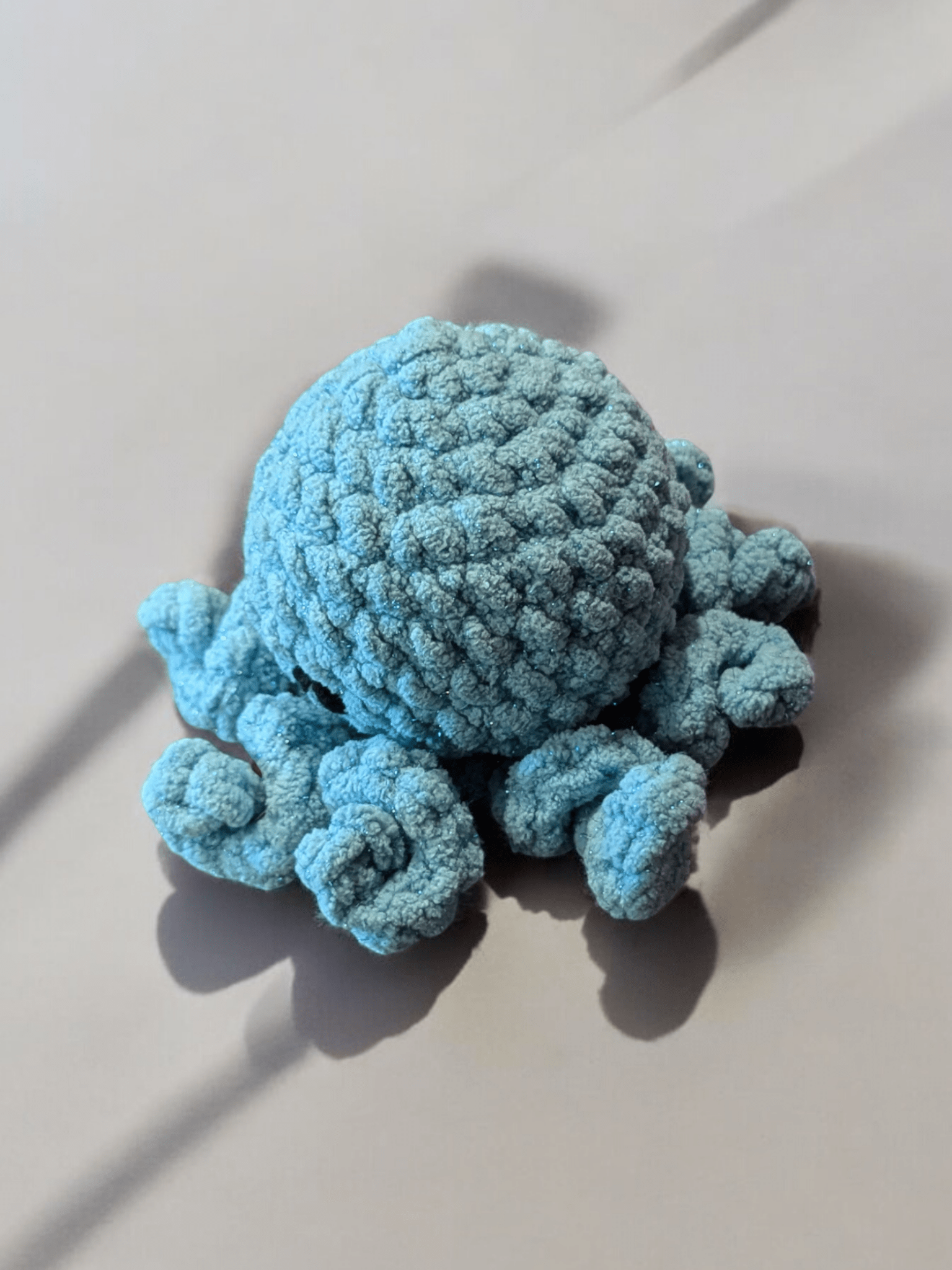 Carrot Stick Sports Toys Medium / Teal Hand Made Crochet Octopus