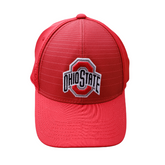 On The Mark Hat Ohio State Lined Scarlet OneFit Hat Ohio State | OSU Buckeyes | Lined Scarlet OneFit Hat | Flexfit